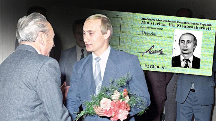 Rusya Devlet Başkanı Vladimir Putin'in Doğu Almanya'da görev yaptığı sırada kullandığı kimlik kartı bulundu. 