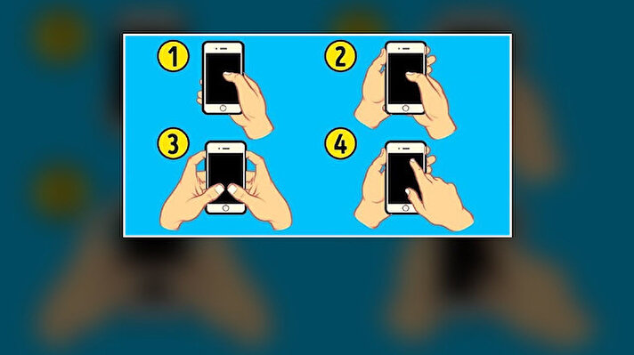 Telefonu tutma ve kullanma şekliniz hangisine benziyor?