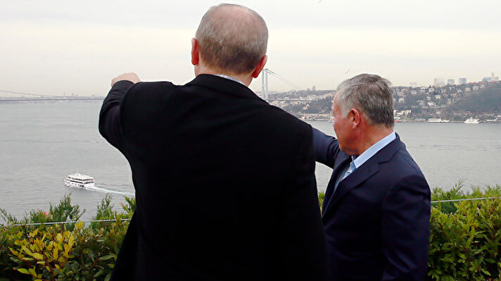 Cumhurbaşkanı Erdoğan, Vahdettin Köşkü’nde Ürdün Kralı 2. Abdullah ile kahvaltıda bir araya geldi. 