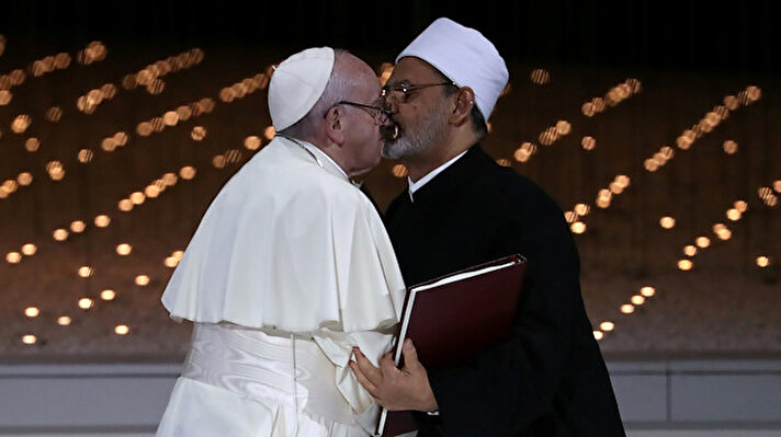 Tens of thousands of Catholics and several thousand Muslims attended an unprecedented public celebration of Mass on Tuesday by Pope Francis, the first pontiff in history to visit the Arabian peninsula. About 135,000 worshippers gathered in Zayed Sports City stadium in Abu Dhabi, the capital of the United Arab Emirates, to see the pope, who is in the Gulf Arab country to promote inter-faith dialogue.Thousands of people cheering and waving Vatican flags lined the entrance to the stadium, with the Sheikh Zayed Grand Mosque in the distance.