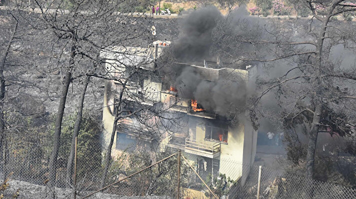 İzmir’in Balçova ilçesindeki ormanlık alanda, henüz belirlenemeyen bir sebeple yangın çıktı. 