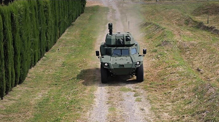 Turkey's first electric armored vehicle, the Akrep II (Scorpion), has started its first missions on the field.

