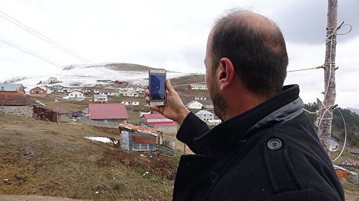 Yücebelen köyündeki Minarlı Yaylası'ndan önceki gün gökyüzünde görülen parlak cisim hem merak uyandırdı hem de korkuya neden oldu.