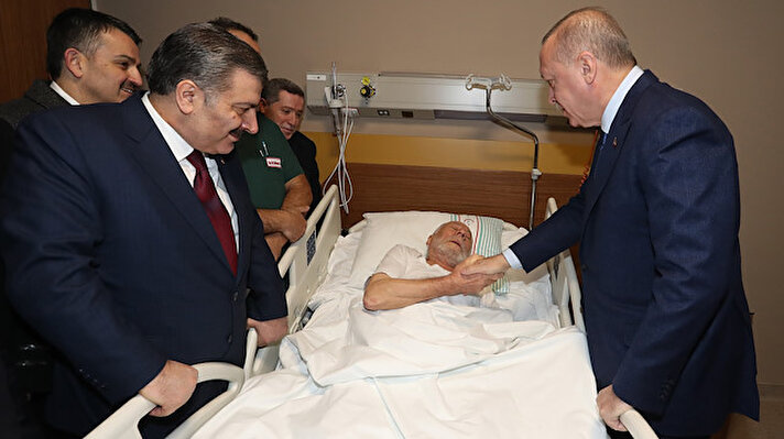 Cumhurbaşkanı Erdoğan, deprem bölgesinde