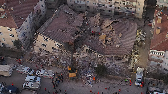 Elazığ, 6.8'lik depremle sarsıldı.  