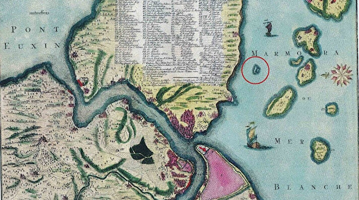 İstanbul'u tasvir etmek için 1200 yıl kadar önce çizilen haritalarda Prens Takım Adaları'nın kıyıya en yakını olarak tasvir edilen ve Vordonisi olarak bilinen 2 ada, günümüzde görülmediği için gizemini koruyor. 
