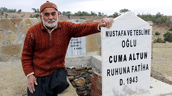 Kahramanmaraş'taki Merkez Dulkadiroğlu ilçesinin Baydemirli Mahallesi'nde yaşayan Cuma Altun, 2005 yılında kendi elleriyle mezarını kazdı. 