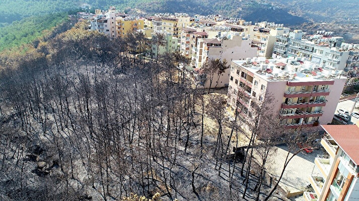 9 Ekim Cuma günü başlayıp Belen, Arsuz ve İskenderun’da yerleşim yerlerine sıçrayan ve cumartesi akşamı kontrol altına alınan yangının oluşturduğu hasarı tespit etmek için ekiplerin çalışmaları hız kesmeden sürüyor. 