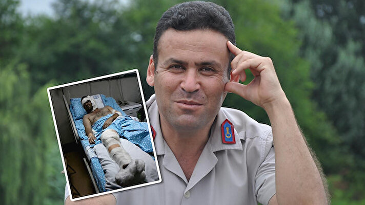 Ağrı'nın Doğubayazıt ilçesine bağlı Karabulak Jandarma Karakolu'na 5 yıl önce PKK'lı teröristler tarafından düzenlenen bombalı saldırıda ağır yaralanan Jandarma Uzman Çavuş Cengiz Erduran, yaklaşık 2 yıl süren tedaviyle sağlığına kavuştu. 