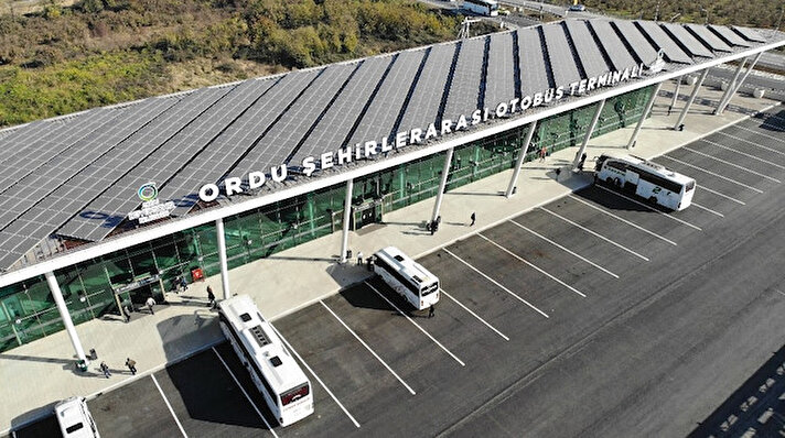 Yapımına bir süre önce başlanan yeni otobüs terminali, Ordu Büyükşehir Belediyesi, tarafından tamamlanarak hizmete açıldı. 
