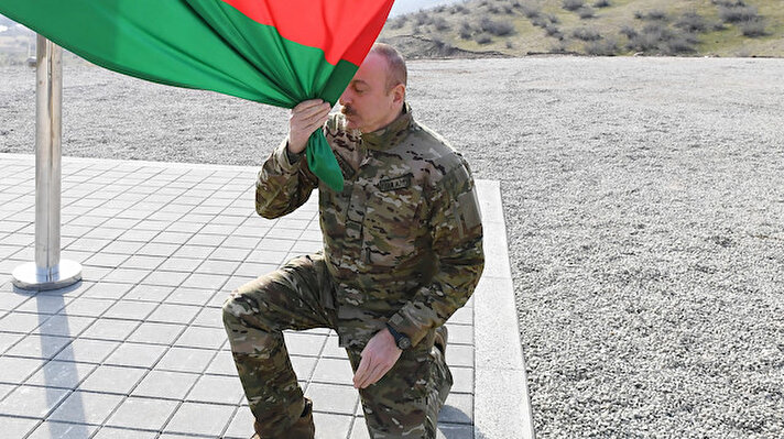 Azerbaycan Cumhurbaşkanı İlham Aliyev, Ermenistan'ın işgalinden kurtarılan Fuzuli, Zengilan, Laçın ve Cebrayıl illerini ziyaret etti.