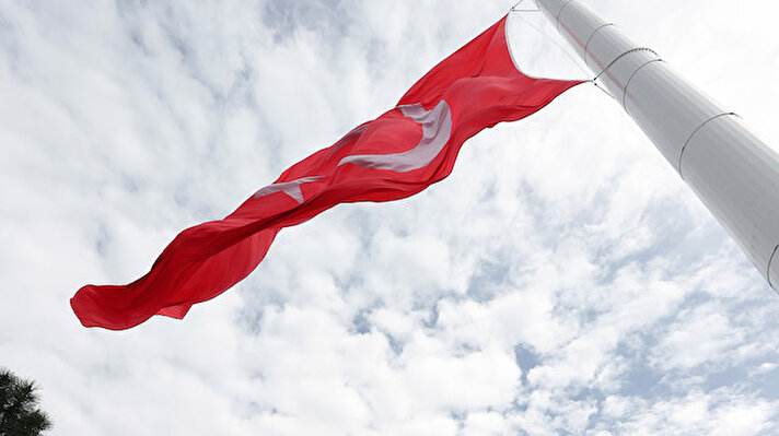 Cumhurbaşkanı Erdoğan, Çamlıca Kulesi göndere bayrak çekme töreninde konuştu. 