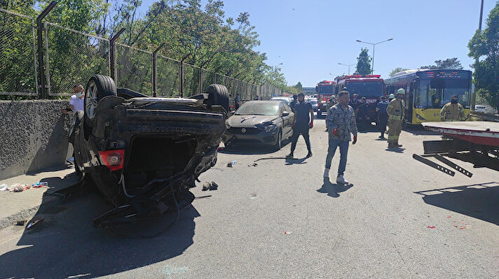 Kaza, Çekmeköy Şile Otoyolu Şile istikametinde saat 15.00 sıralarında meydana geldi.