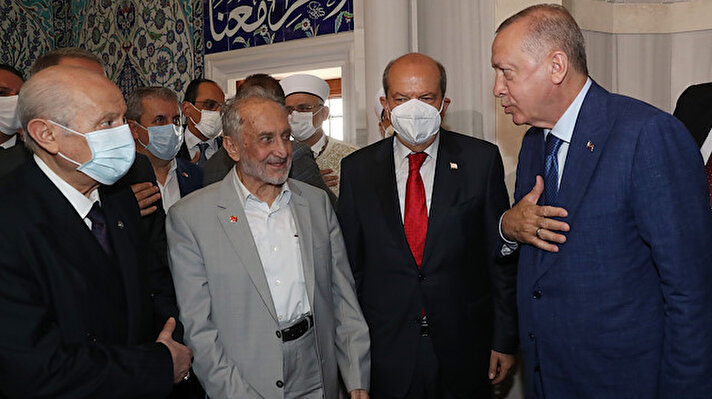 Cumhurbaşkanı Erdoğan KKTC'de ziyaretlerini sürdürüyor.