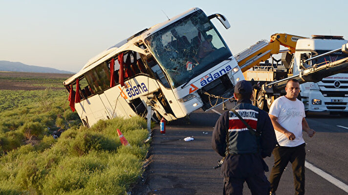 Kaza, saat 04.30 sıralarında Aksaray- Ankara kara yolunun 45’inci kilometresinde meydana geldi.