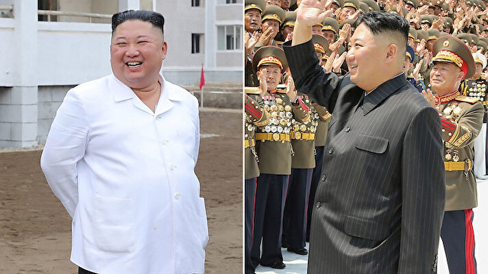 ​Verdiği kilolarla gündeme gelen 37 yaşındaki Kuzey Kore lideri Kim Jong-Un, başkent Pyongyang’daki Gençlik Günü kutlamaları sırasında çekilen videoda her zamankinden daha zayıflamış olarak göründü.