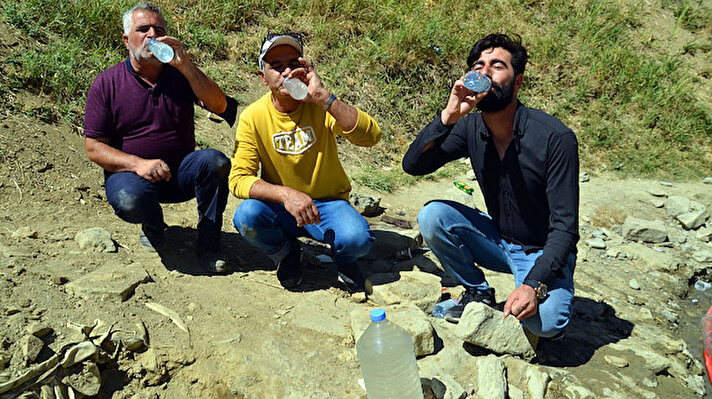 Muş'a 40 kilometre uzaklıktaki Gümüşali köyü kırsalında çıkan ve böbrek taşını erittiği iddia edilen su ile ilgili geçen yıl analizler yapıldı. 