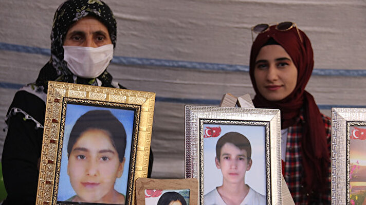 Çocuklarının dağa kaçırılmasından HDP'yi sorumlu tutan ailelerin 3 Eylül 2019'da başlattığı oturma eylemi 761. gününde sürüyor.

