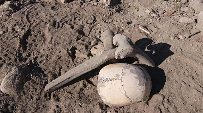 Van Gölü kıyısında 3000 yıllık kalıntılara rastlandı.