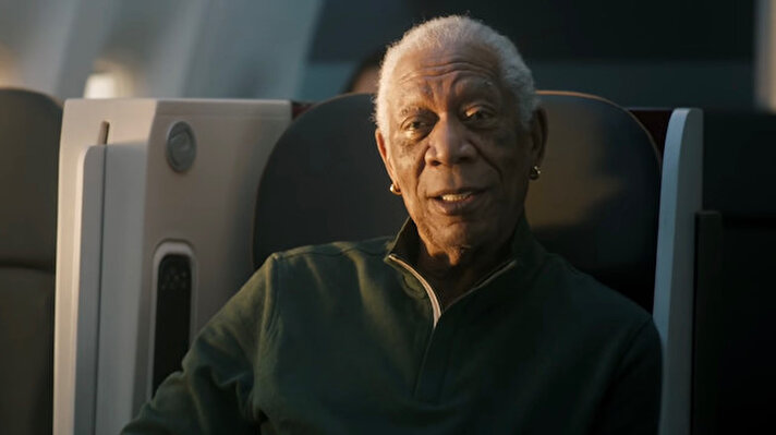 THY'nin süper kıta 'Pangea'dan esinlendiği ve Amerikalı oyuncu Morgan Freeman'ın oynadığı yeni reklam filmi, ilk kez Süper Bowl finalinde yayınlanacak.