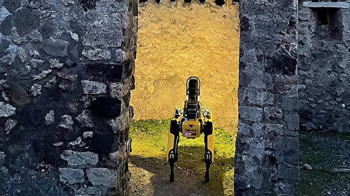 Pompeii arkeoloji parkı, antik İtalyan şehrinin sokaklarını ve tünellerini insanlar yerine denetlemek için dört ayaklı bir robotu görevlendirdi. 
