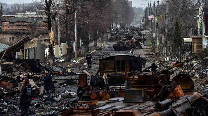 Ukrayna’nın Kiev bölgesinde yer alan Bucha şehri, savaşın en şiddetli yaşandığı noktalardan biri oldu.