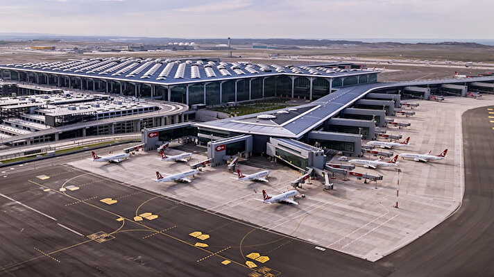 İstanbul Havalimanı İşletmecisi İGA'dan yapılan açıklamaya göre, ACI World tarafından 2021 yılı verilerine dayanılarak "Dünyanın En Yoğun 10 Havalimanı" listesi açıklandı.<br>