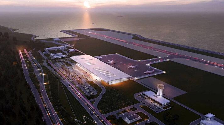 Ordu-Giresun Havalimanı’nın ardından deniz dolgusuna yapılacak Türkiye’deki ve Karadeniz Bölgesi’ndeki 2. havalimanı olma özelliğine sahip olacak Rize-Artvin Havalimanı projesinin inşaat çalışmalarında sona gelindi. 
