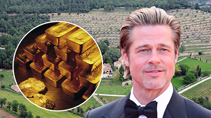 Ünlü Aktör Brad Pitt, bir kişinin kendisine şatosunun bahçesinde milyonlarca dolar değerinde büyük bir hazine gömülü olduğunu aktardığını söyledi.