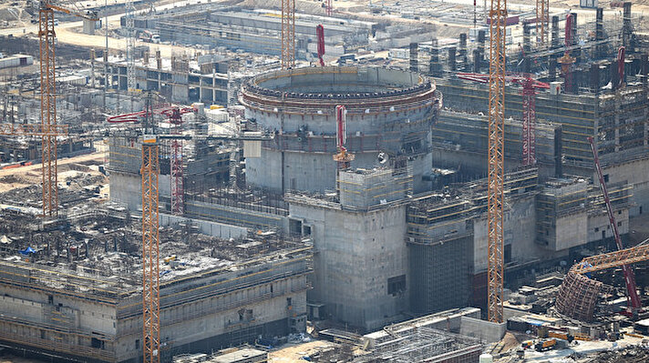 Türkiye'nin ilk nükleer enerji santrali projesi Akkuyu NGS'de çalışmalar planlandığı şekilde devam ediyor.