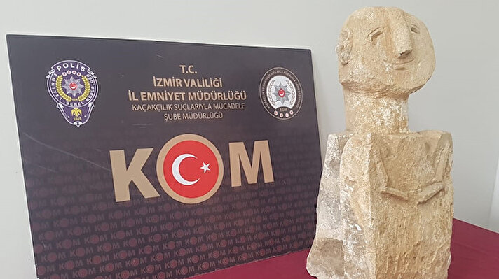 الشرطة التركية تضبط 1073 قطعة نقدية وتمثالا أثريا