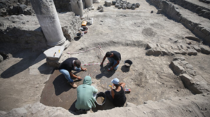İssos Harabeleri olarak da bilinen Epiphaneia Antik Kenti'nde 2006'da kurtarma kazısı olarak başlayan çalışmalar devam ediyor.