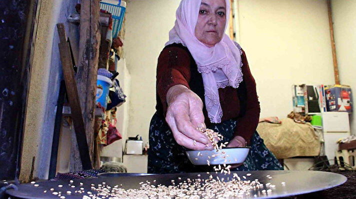 Sivas Altınyayla Kadın Kooperatifi'nde çalışan kadınların yaptıkları kavurga lezzetiyle dikkat çekiyor. Sivas'a özgü Zeron buğdayları özenle seçilip kurutulmasının ardından, tezek yakılan tandırlarda kavrularak kavurgaya dönüştürülüyor. 