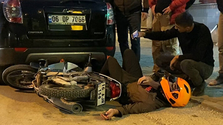 Kaza, akşam saatlerinde Orhaniye Mahallesi Ankara Caddesi üzerinde meydana geldi. 