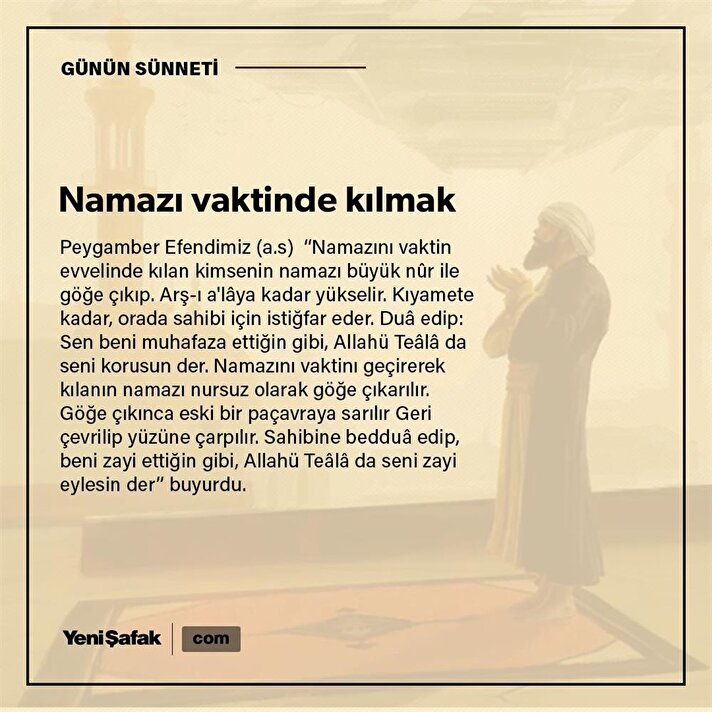 Namaz büyük günahlara keffarettir