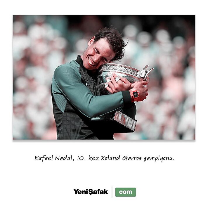 Nadal 10. kez Roland Gorres şampiyonu
