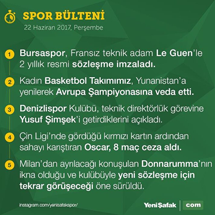 Bursaspor'da Le Guen dönemi