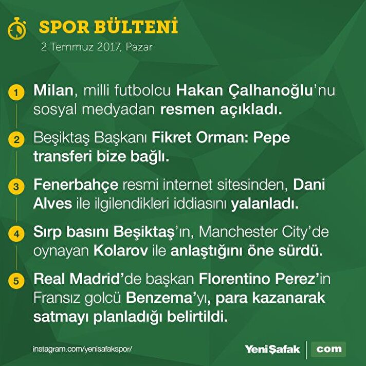 Hakan Çalhanoğlu Milan'da