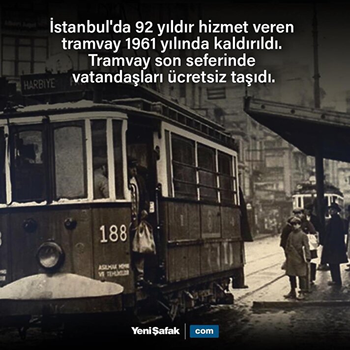 Tramvay kaldırıldı