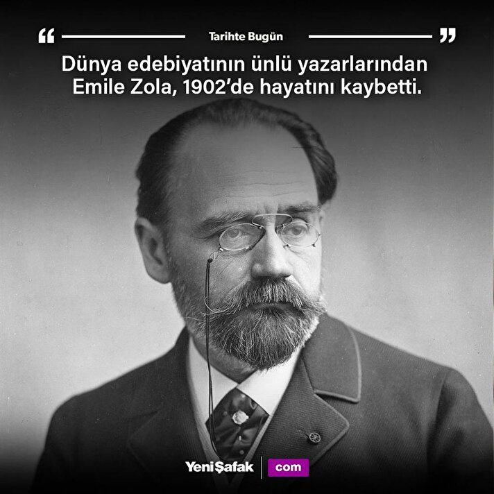 Emile Zola'nın ölüm yıl dönümü