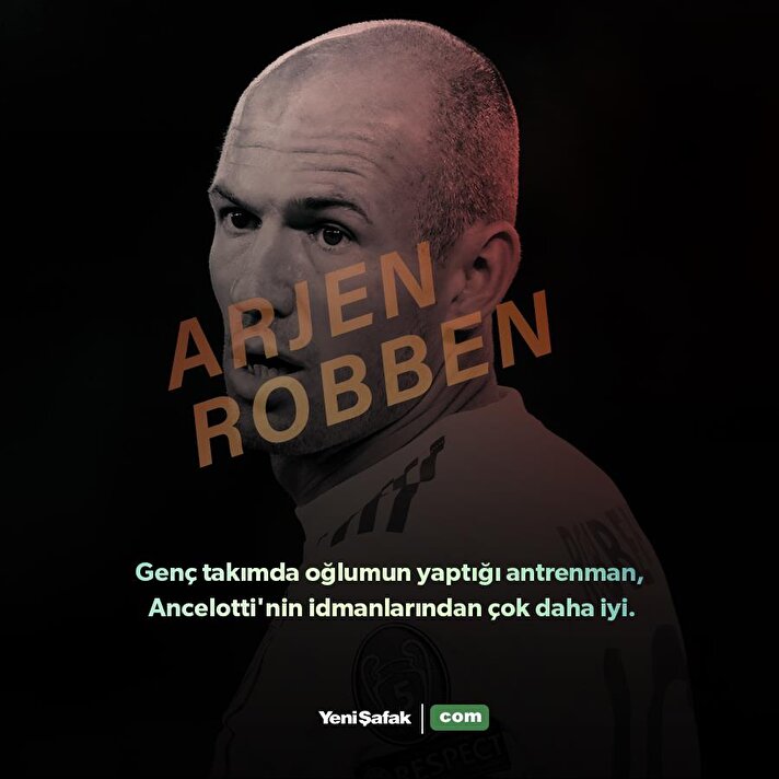 Arjen Robben, Ancelotti'yi bombaladı