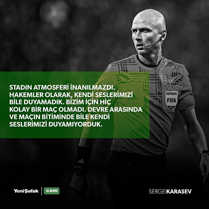 Sergei Karasev: Beşiktaş taraftarı inanılmazdı