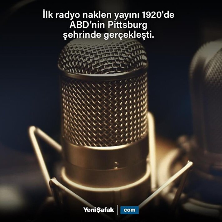 İlk radyo naklen yayını yapıldı