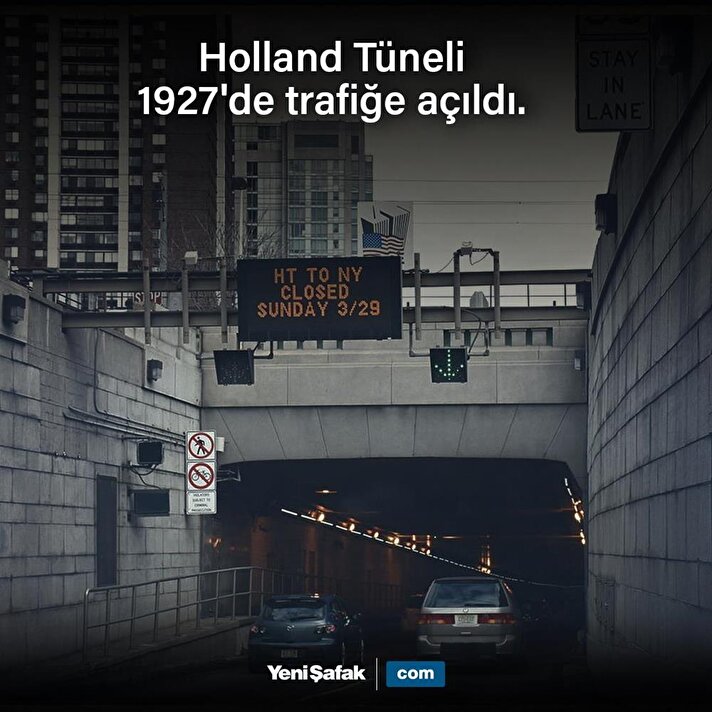 Holland Tüneli trafiğe açıldı