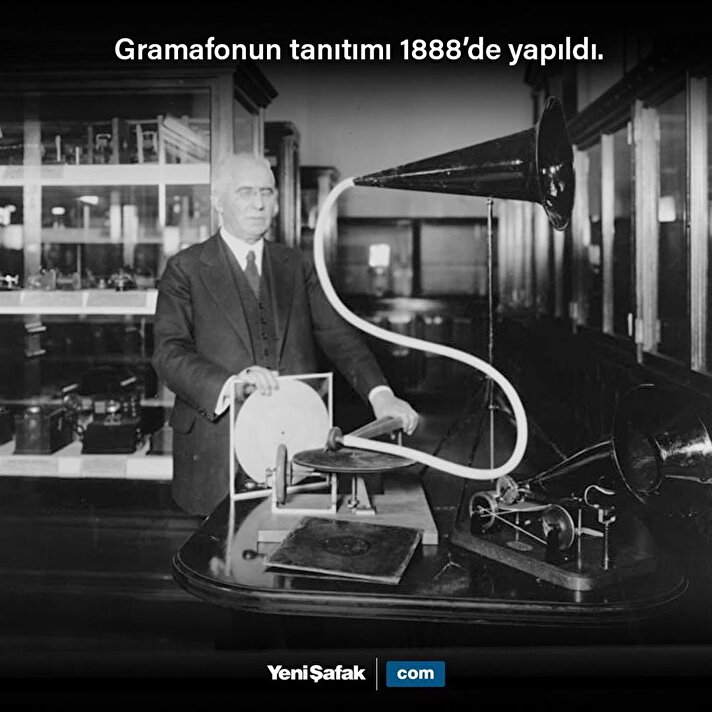 Gramofonun tanıtımı 1888'de yapıldı