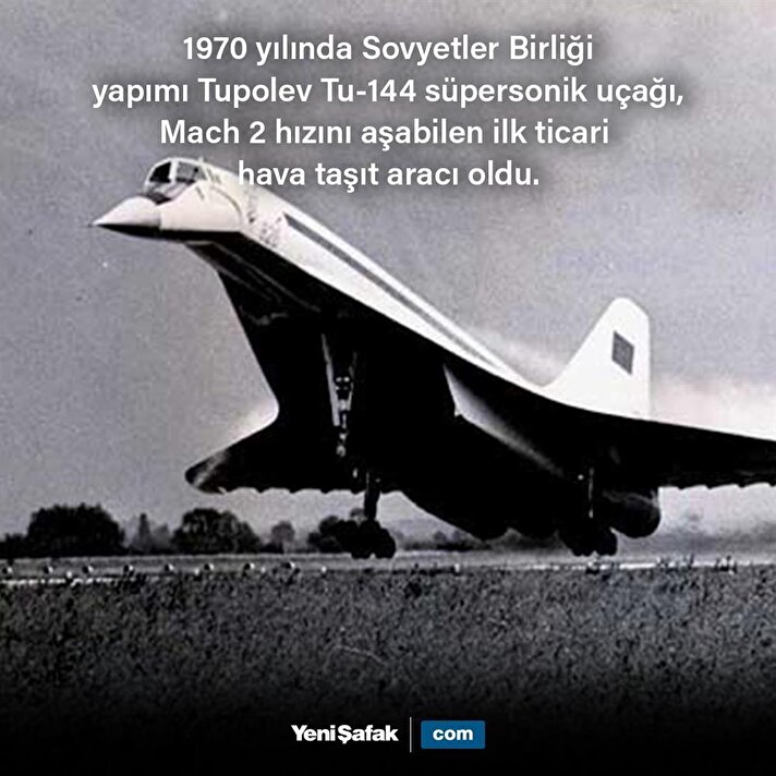 Mach 2 hızını aşabilen ilk ticari hava taşıt aracı