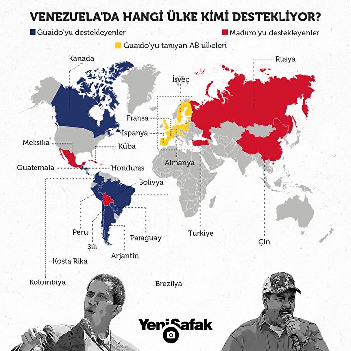 Venezuela'da kim ne diyor?
