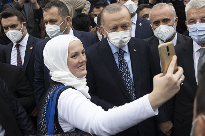 Turkey's Erdogan Inaugurates New Mosque In Bosnia