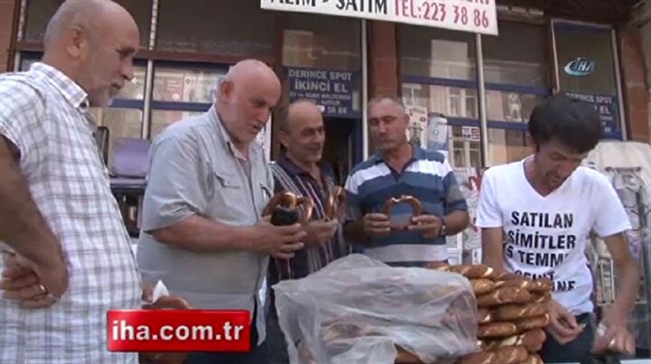 Simitçiden şehitler için örnek bağış