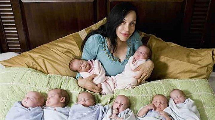 bir batinda 8 cocuk doguran kadin nadya suleman